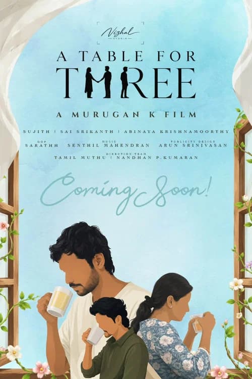 A Table for three poster